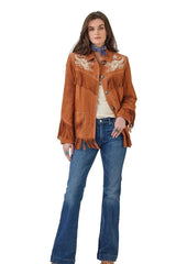 Customized Cowgirl Embroidered Fringes Women Shirt Casual Office Wedding Wear