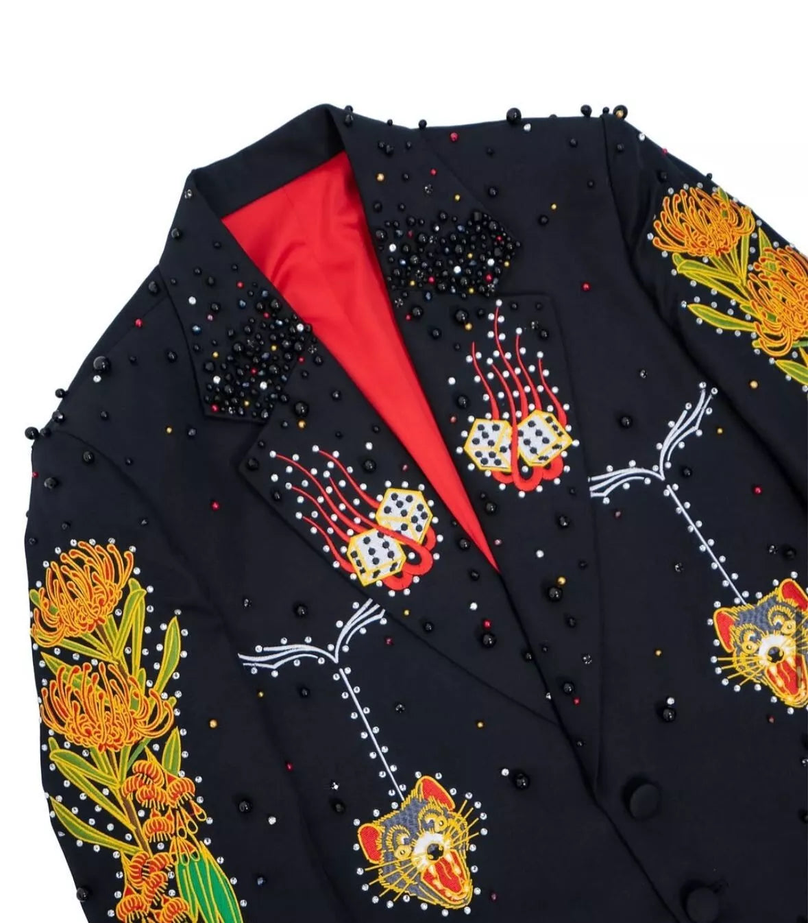 Men's Customized Western Cowboy Style Embroidered 2 PC Suit Wedding Cocktail