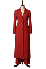 Customized Women Long 2 PC Suit Wedding Cocktail Prom Party Attire Office Wear