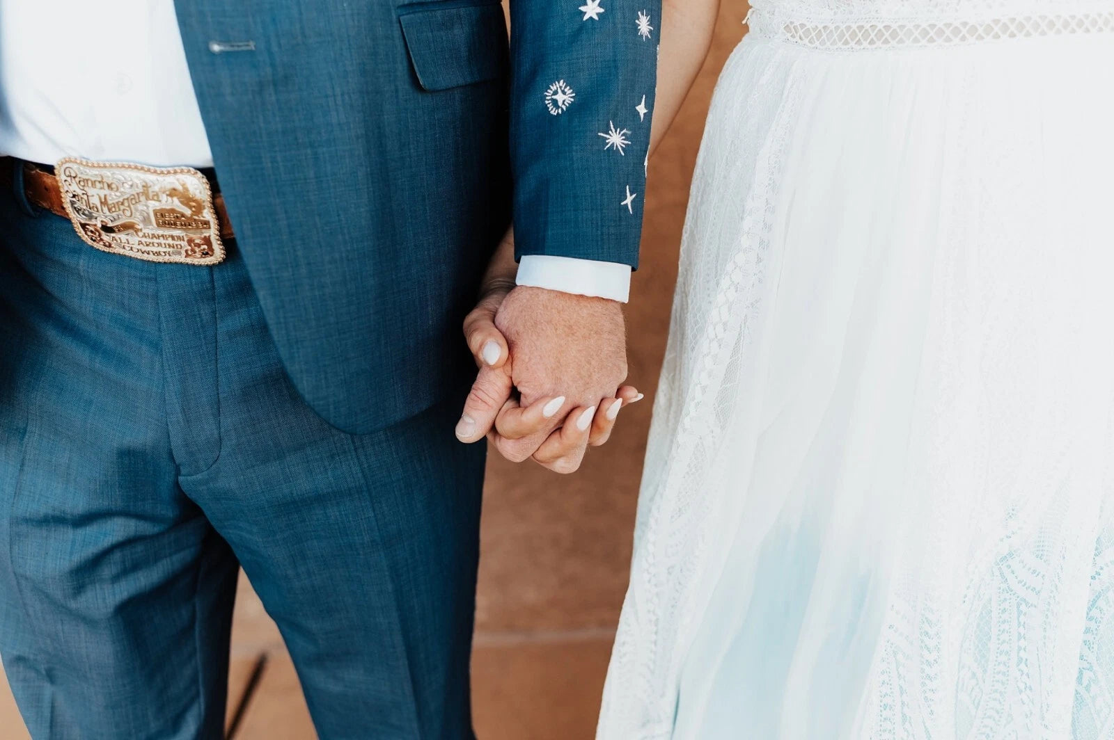 Customized Blue 2 Pc Embroidered Western Suit Wedding Cocktail Valentine Attire